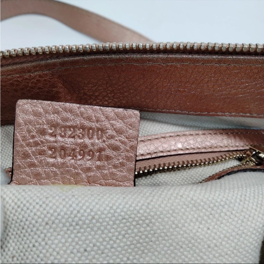 Gucci Beige and Pink Shoulder Bag - Picture 7 of 7